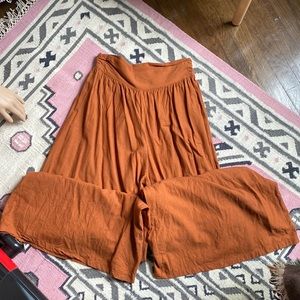 ASOS luxe palazzo linen pants